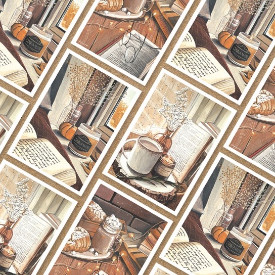 

✪Dijual Murah❃➨ KMMBH KEZIAWEPE Autumn Series Postcard / Kartu Pos Ilustrasi W68 ✱Terupdate
