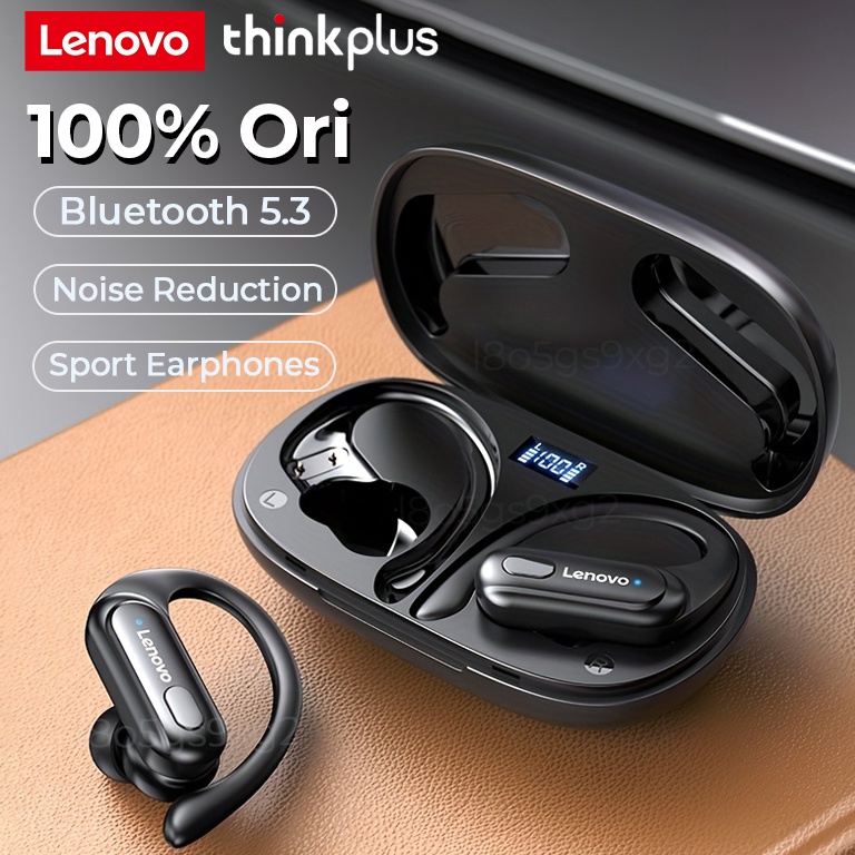 SALE Thinkplus Lenovo XT60 TWS Wireless Headset Bluetooth 5.3 Waterproof Sports Earphone Noise Reduc