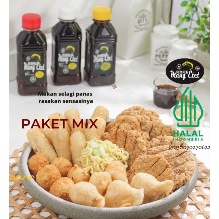 

➼Dijual Murah✹➳ 8660P PEMPEK PALEMBANG PEMPEK PAKET CAMPUR 30 PCS + 1 BOTOL CUKO 300 GRAM B64 ➳Terkini