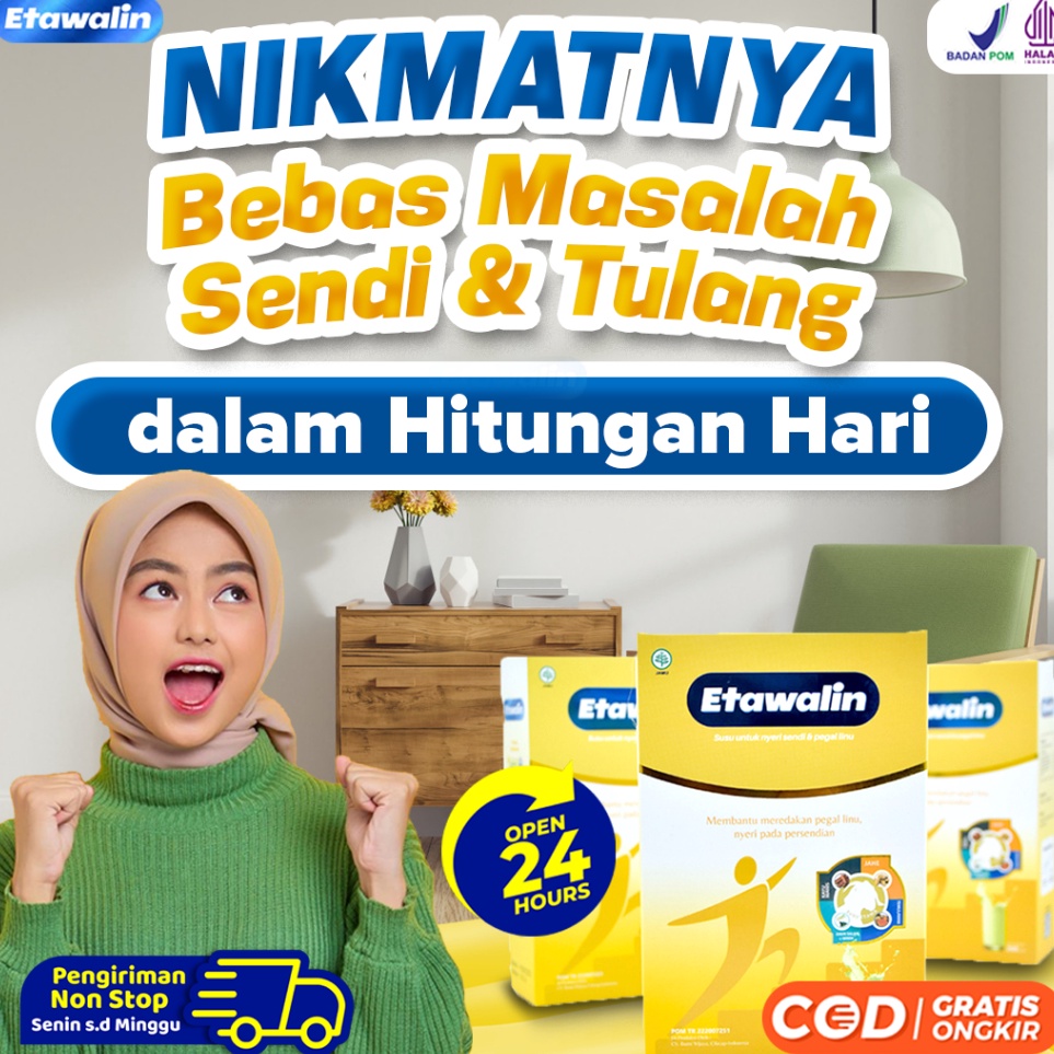 

Terbaru 3.3 Susu Etawalin | Etawalin 3x Lebih Ampuh Obati Asam Urat Tingkatkan Kepadatan & Kesehatan Tulang Sendi Susu Anti Asam Urat Rematik Reumatik Nyeri Sendi Pengapuran Sendi Cocok Untuk Lansia Badan Pegal Cegah Osteoporosis