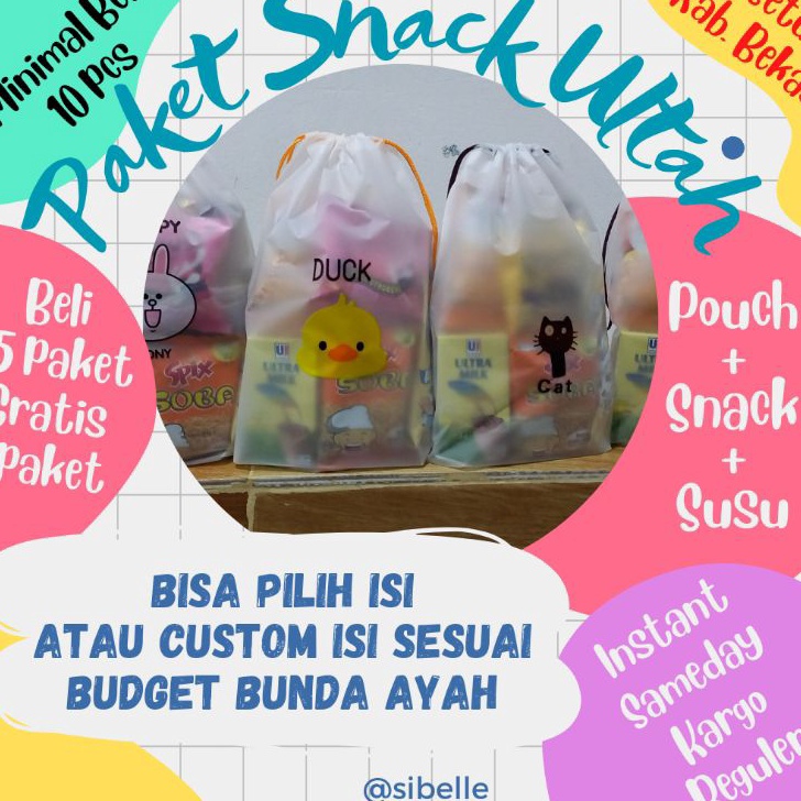 

PJMM1621㊜ PREMIUM!! PAKET SNACK ULANG TAHUN ULTAH ANAK MURAH SUSU UHT/MILKU ㊌