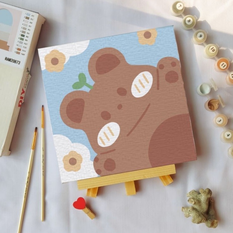 

✪Laris✯ LCYNO Paint by Numbers 20x20cm - Animal Cute Series E42 Bestseller