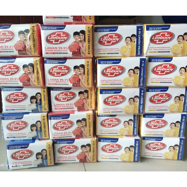 PGCG3306 Free Ongkir/  Lifebuoy sabun batang 4x100gr ukuran BESAR