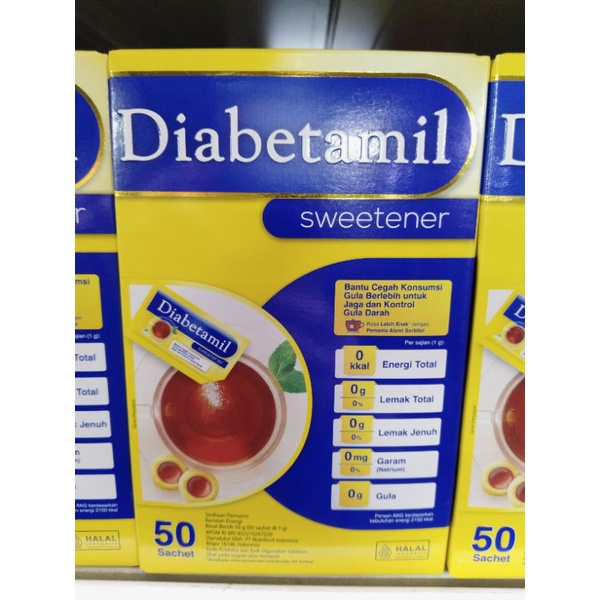 

DIABETAMIL SWEETENER 50sachet