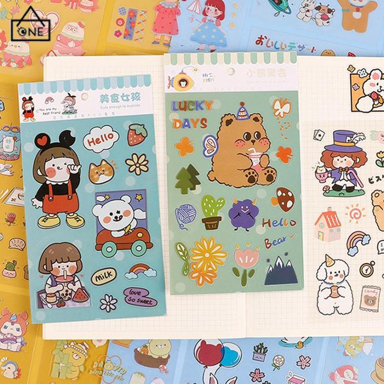 

Termurah Cod102Pcs Stiker Graffiti Kartun Beruang Lucu Anti Air Untuk Dekorasi Kopersepeda Diy Stationary-A.One