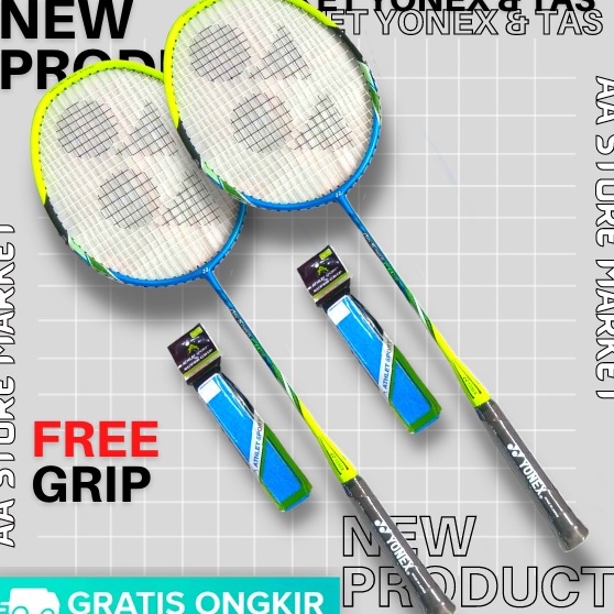 'Fnf ( GLOSIR ) RAKET Y0NEX 22lbs Raket Badminton Murah Senar Terpasang - Tanpa sambungan T - Tarika