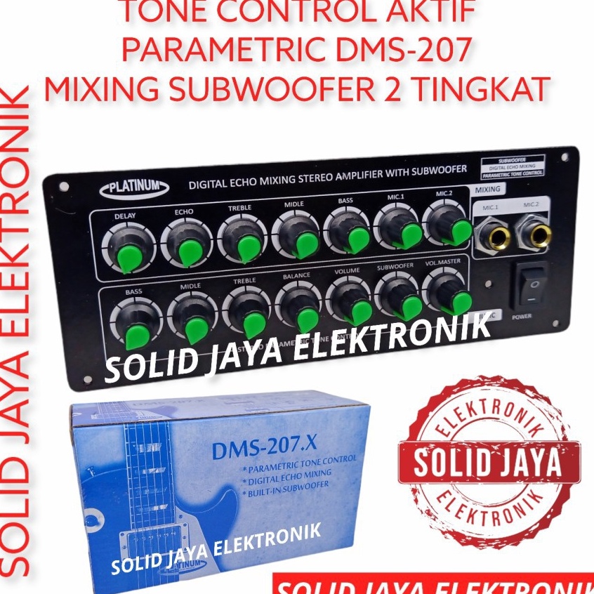 ★★ Jc TONE CONTROL AKTIF PARAMETRIC DMS207 DMS-207.X TONE KONTROL AKTIF MUSIK MIXING ACTIVE PARAMETR
