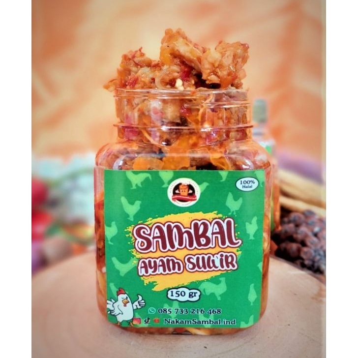 

QFCQ6975㊙ nakamSambal-sambal ayam suwir ㊟