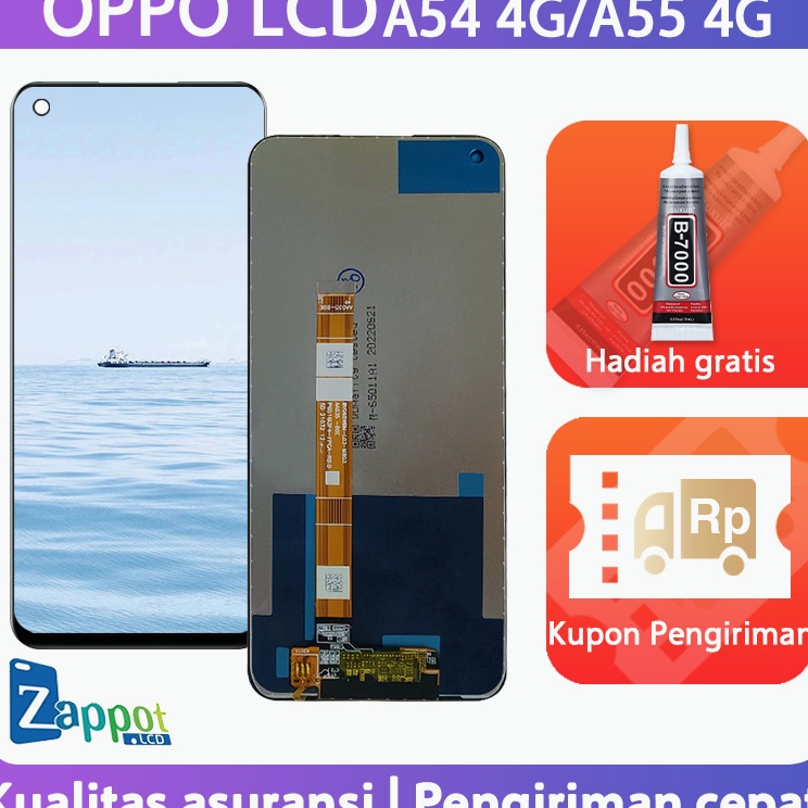 (Terbaik) Lcd TOUCHSCREEN Oppo A54 4G / Oppo A55 Fullset Touchscreen Original 100%