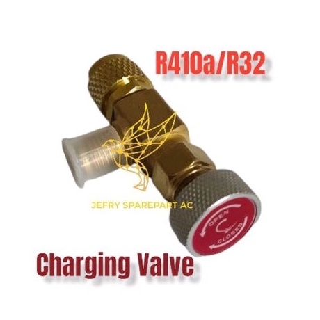 (Terbaik) CHARGING VALVE R410A R32 ADAPTER NEPEL ADAPTOR AC STARMEC SMC BARU