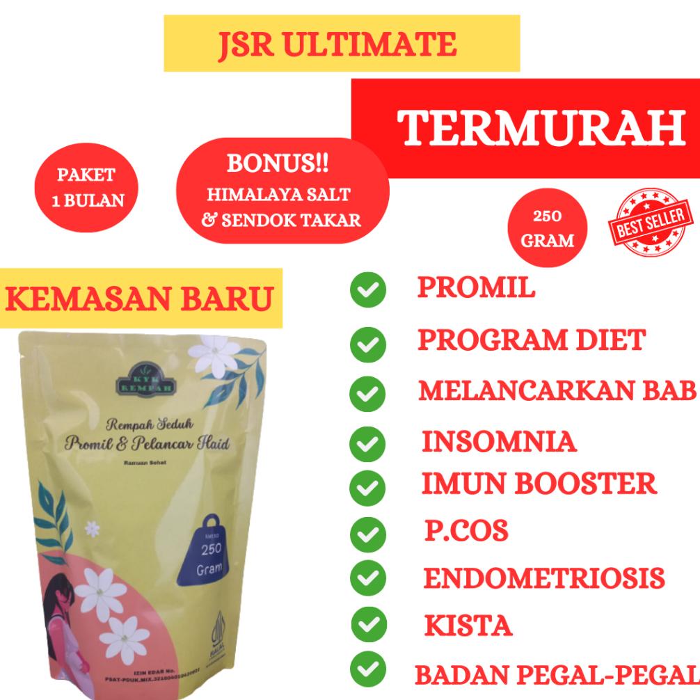 

BISA COD - TER PAKET 1 BULAN RAMUAN JSR 250 GRAM | JSR ULTIMATE | PROMIL | P.COS | IMUNBOOSTER