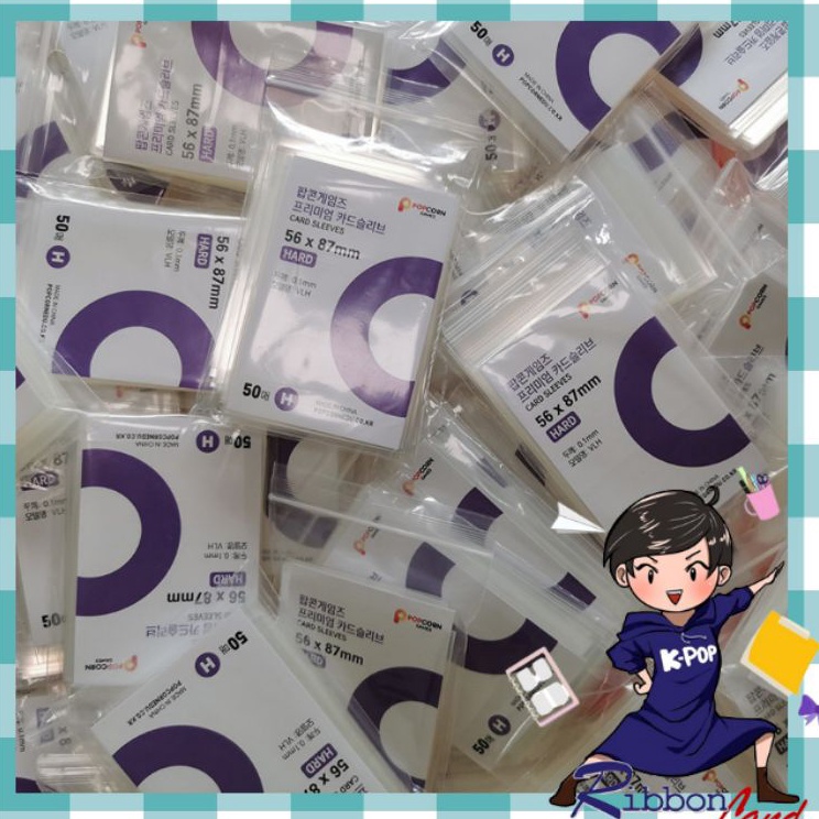 Stok Banyak (50 lbr) Inner Sleeve Photocard Korea Popcorn Hard (56 x 87 mm) Terkini