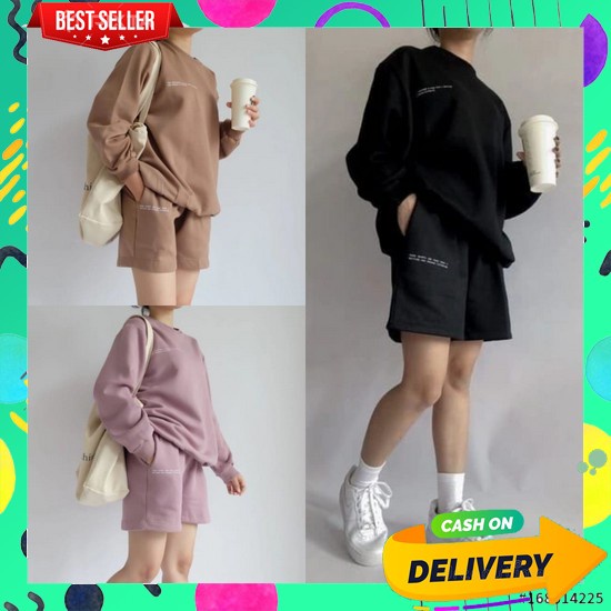 Setelan Remeja Termurah Oneset Wanita Korean Style Srtelan Waita Terbaru Set Dewasa Murah Pakaian Ce