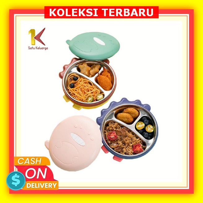 Ibex Kids Lunchbox Steinless 304 Kotak Makan Anak Kekinian Bento Box Thermos Vakum Rantang Sekolah A
