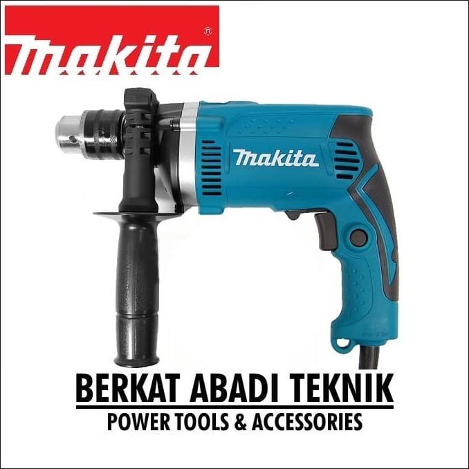 Makita Hp 1630 Bor Listrik 13Mm Tangan Impact Tembok Bolak Balik Mesin