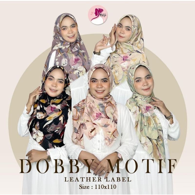 Hijab Segiempat Dobby Motif by Widya Hijab