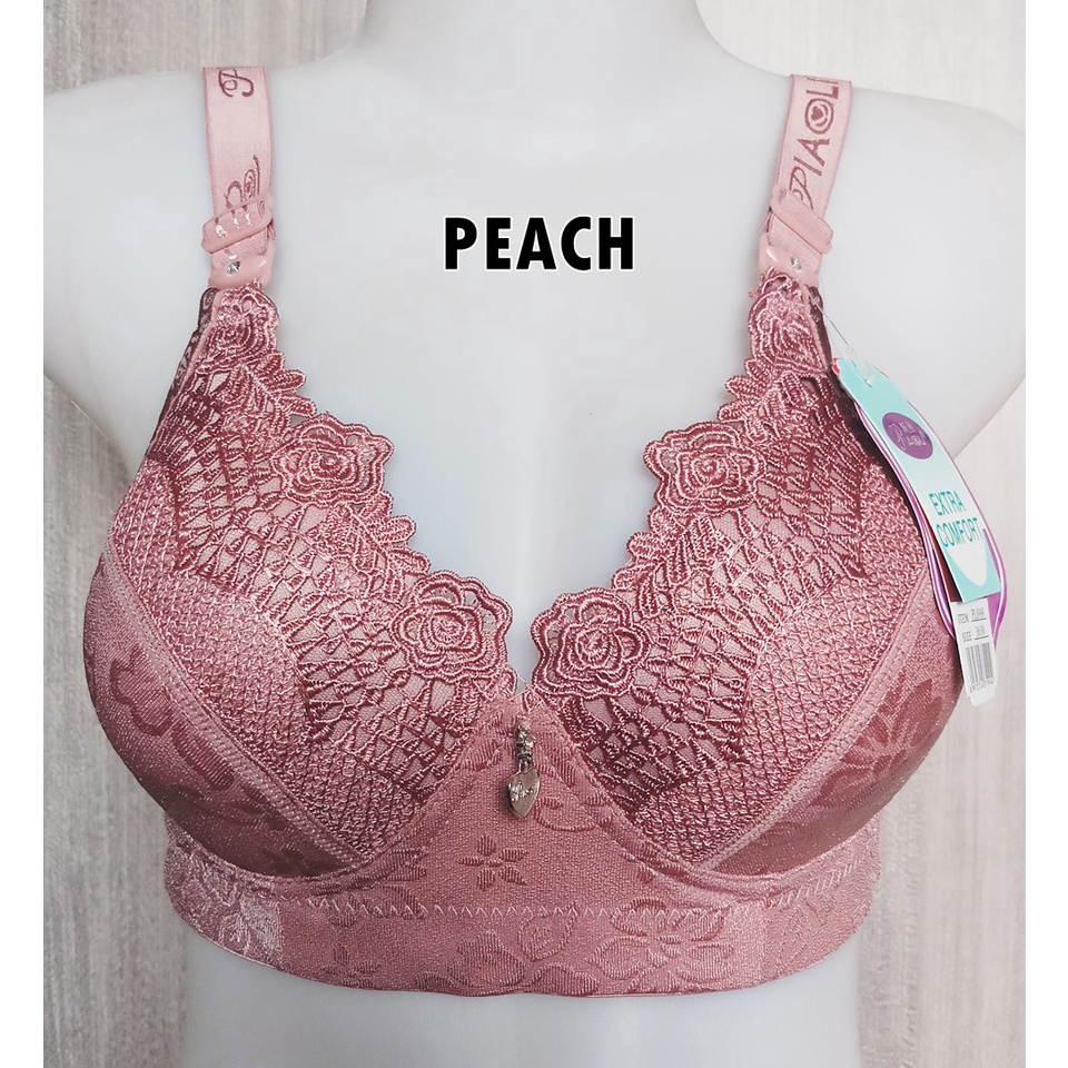 TERMURAH. BH Piaoli 8999 uk 36 - 42 Busa Push Up Tanpa Kawat Kait 3 Cup B