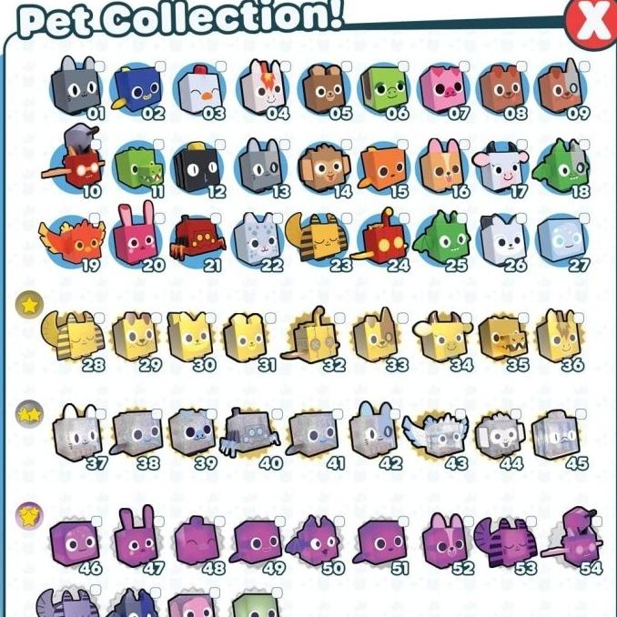 Pet Simulator X - Mystery Pet Minifigures 4-Pack