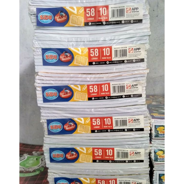 

OW52OF33 BUKU SIDU ISI 58 PER PAK/BUKU SEKOLAH - 1 BUKU ISI 58 LEMBAR. 60