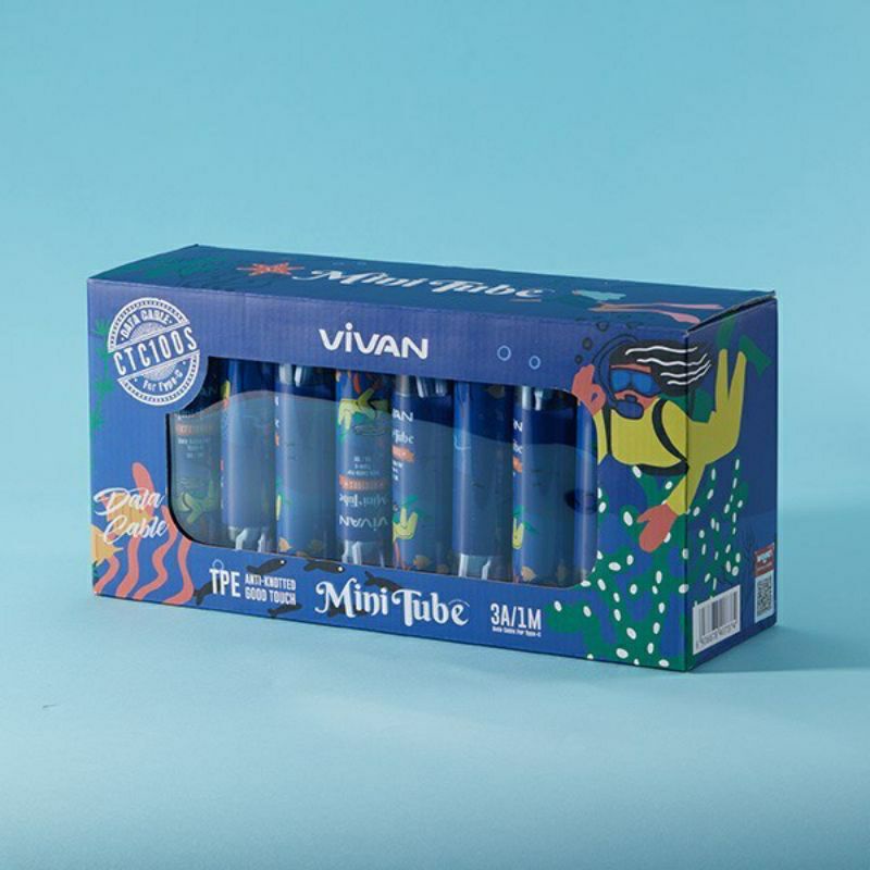 kabel data vivan tipe-C CTC100S fast charging