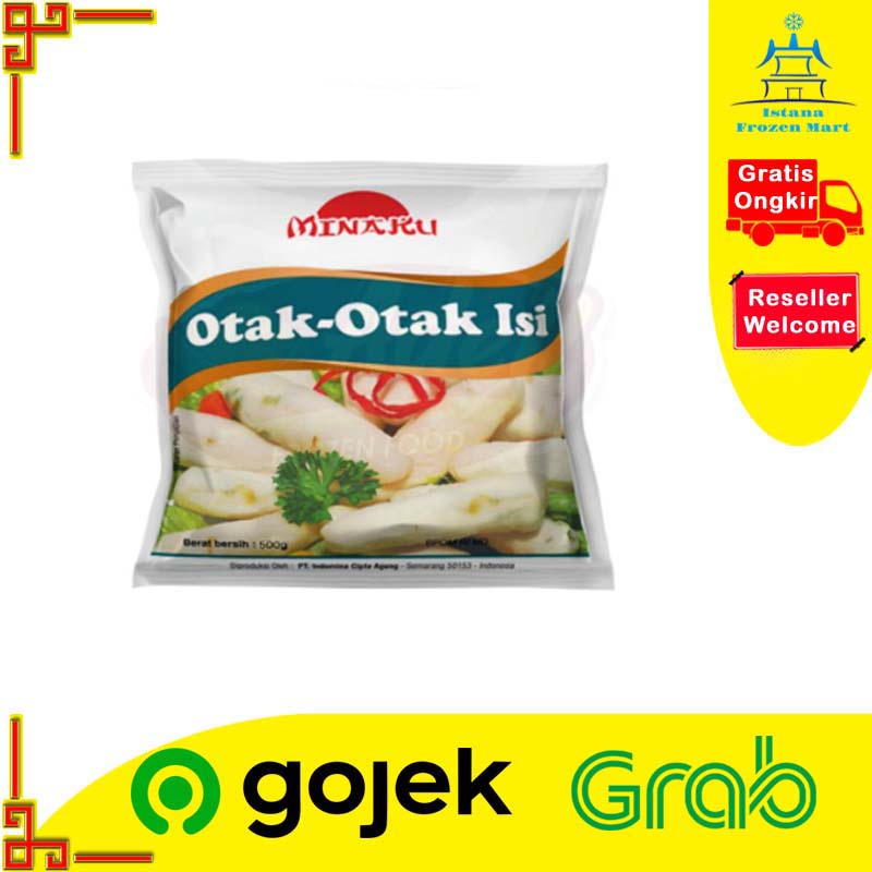 

Otak Otak Isi MINAKU Ikan Olahan 40 PCS 500 Gram