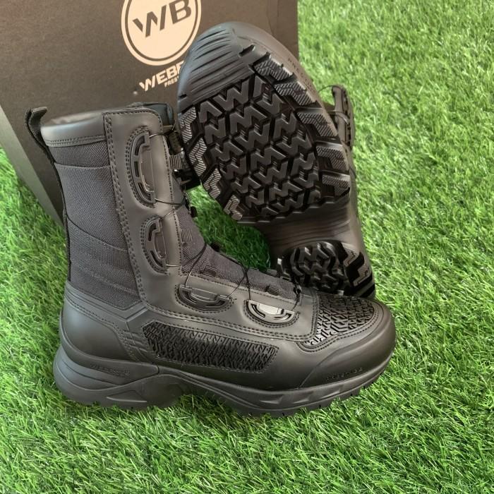 Sepatu Pdl Tali Putar Boa Libara Merk Webest Kulit Asli Original