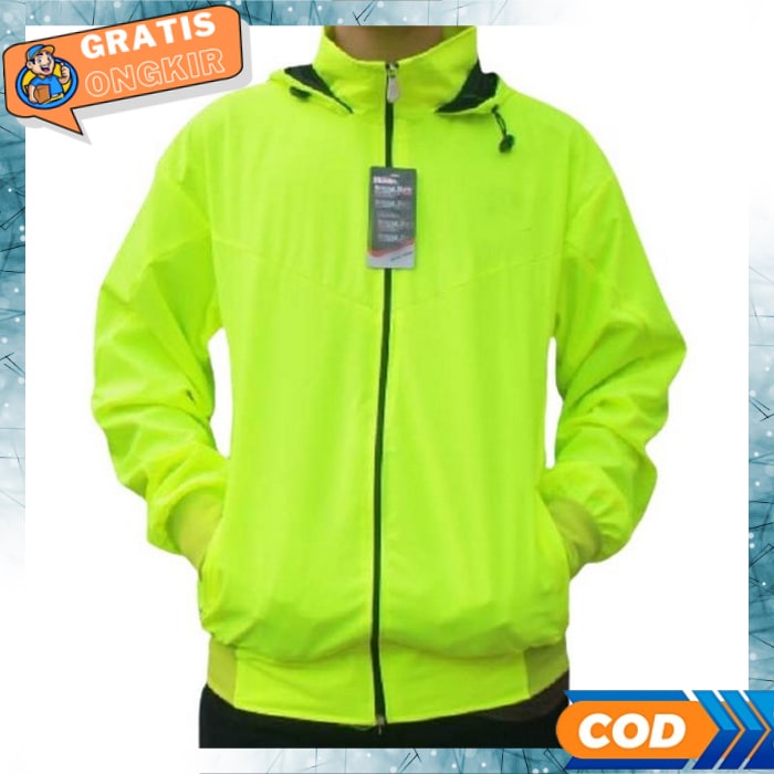 Jaket Pria Waterproof Original Kekinian Keren Jeket Parasut Pria Parasit Olahraga Laki Laki Distro J