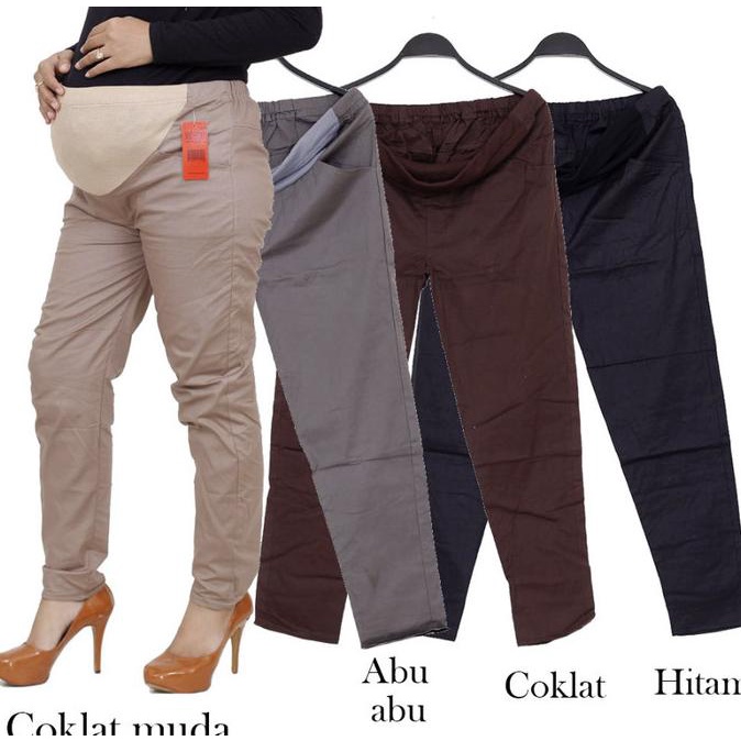 Celana Panjang Kerja Ibu Hamil - Celana Hamil - Celana Kerja Hamil