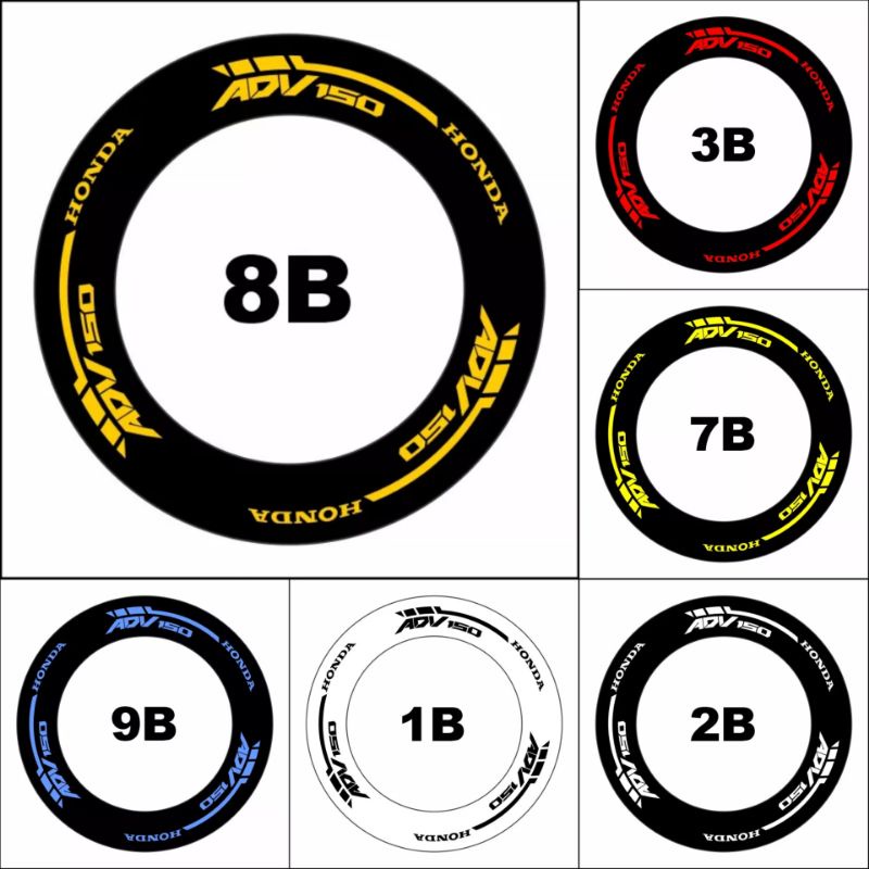 STICKER cutting velg Honda ADV 150 lama stiker variasi velg ADV