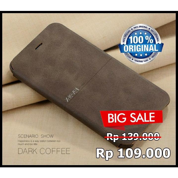 Terlaris X-Level Extreme Iphone 7 7 Plus Flip Cover Case Leather Casing Kulit