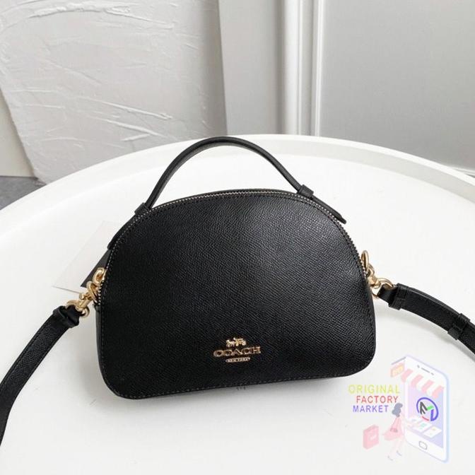 TAS C0ACH 1589 Serena Satchel Crossgrain Black Original