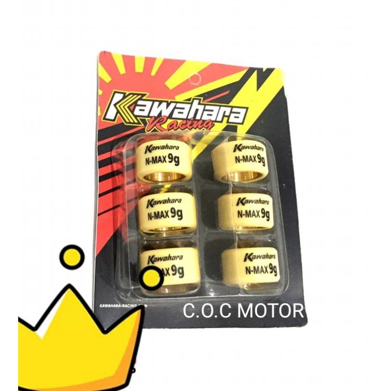 MURAH BANGET. ROLLER RACING KAWAHARA 7 8 9 10 11 12 13 14 GRAM ORIGINAL YAMAHA NMAX ALL NEW N-MAX AE