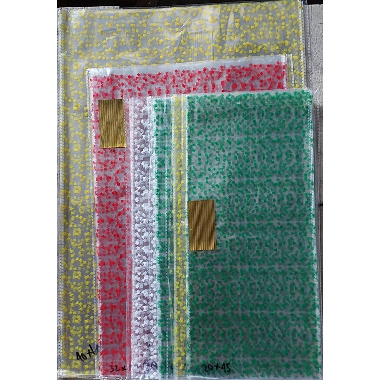 

52 12 lembar New opp gliter plastik snack goodie bag motif glitter 67