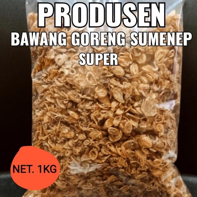 

Bawang Goreng Asli Brebes Gurih Dan Renyah 1 Kilogram.