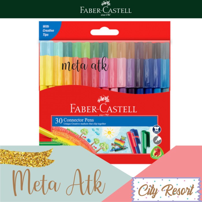 

Connector / Spidol Warna Isi 30 Faber Castell