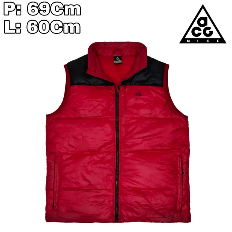 V104 Rompi Bulang Outdoor Casual Winter Nike ACG Vest Outdoor Bulu Angsa Tebal Musim Dingin