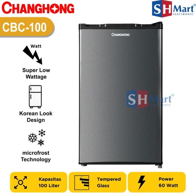 Kulkas Mini 1 Pintu Changhong Cbc-100 Garansi Resmi (Medan) Beealka