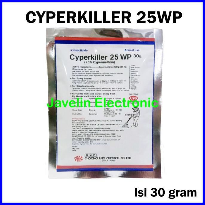 populer] CyperKiller 25WP Anti Hama / Kutu / Serangga 25 WP 30g
