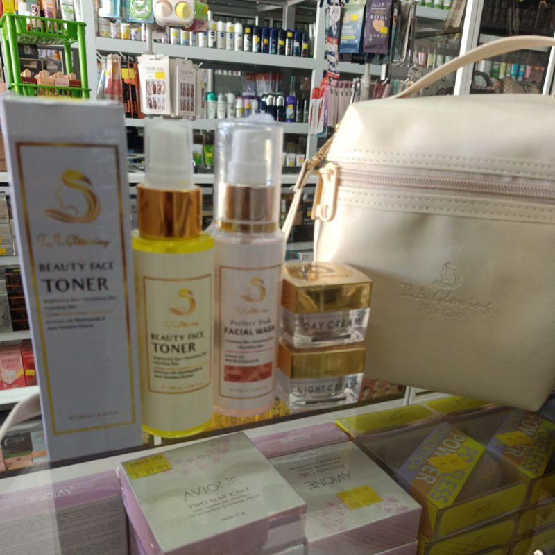 TA glowing  Skincare paket pemutih BPOM