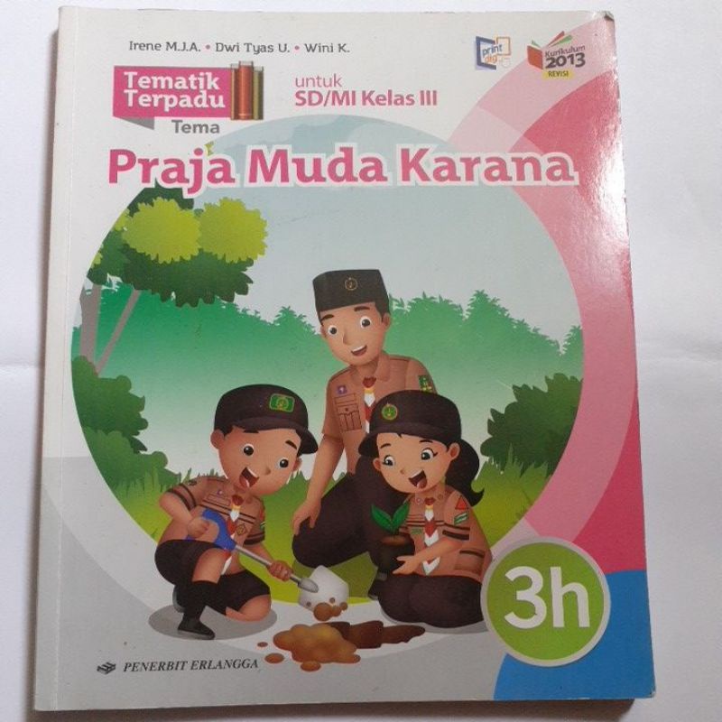 Buku Tematik Kelas 3 Erlangga