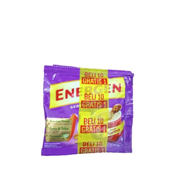 

ENERGEN KURMA 30gram RENTENG ISI 10PCS