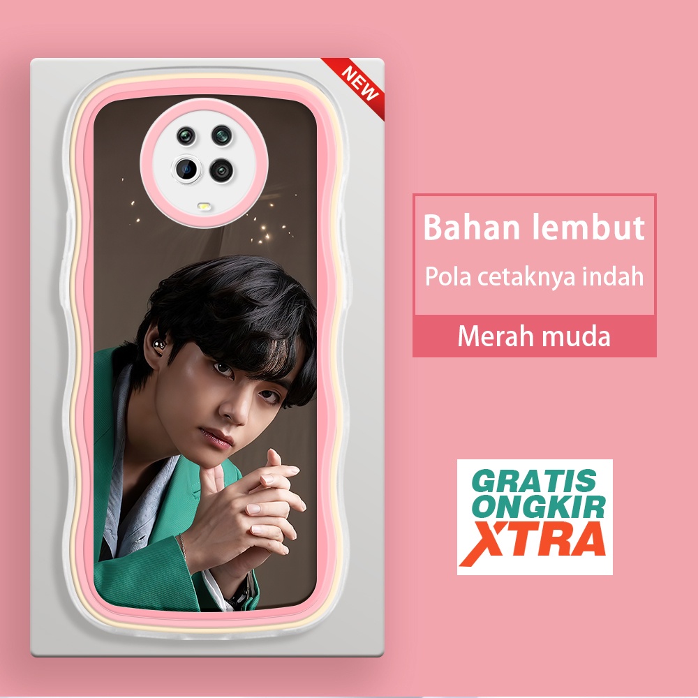 Redmi Note 9S 9 8 7 4 4Pro Pro Xiaomi INS V BTS Kim Tae Hyung BT21 Bangtan Boys Cool Kor Kesing case