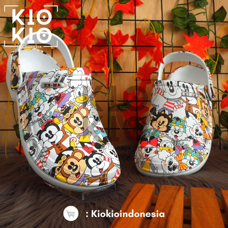 LARIS MANIS Sandal Kodok HE-MA Printing / New Arrival Sendal Kodok Printing / Sandal Rumah EVA Pria 