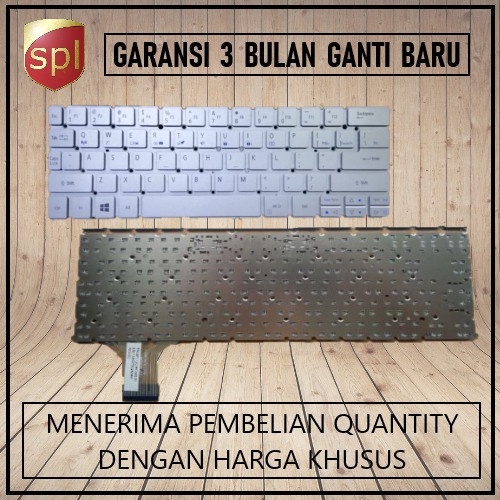 Keyboard Laptop Ultrabook Acer Iconia P3-131 P3-171 W700 W700P Putih