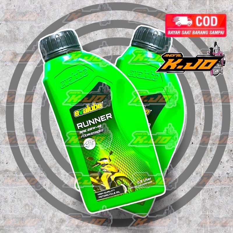 Evalube 4T Runner Oli Mesin Motor Bebek Universal Oil 4 Tak 800ml