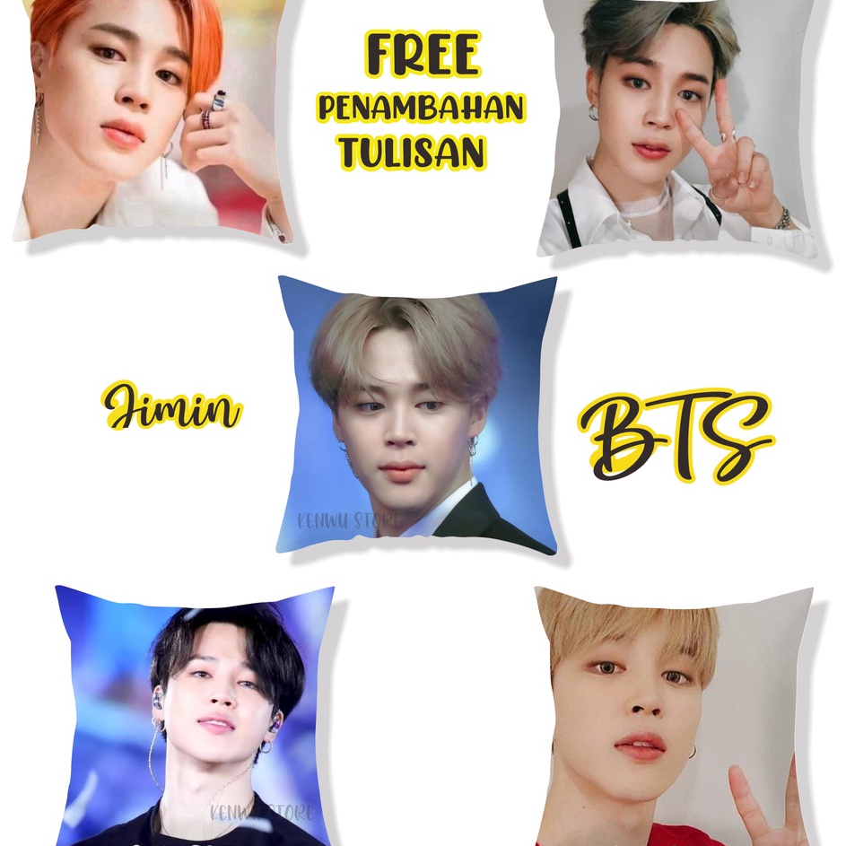 Terkini FaR Bantal Jimin BTS 30x30 ,, Bantal Sofa BTS, BTS Unofficial Group ✢ (Best Terlaris)