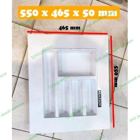 ] Rak Sendok Plastik gede kitchen set putih