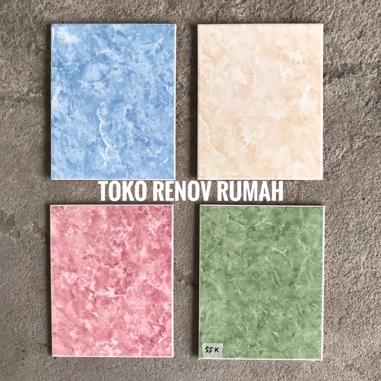☃Mia keramik dinding 20x25 biru/ keramik dinding 25x20 cream/ keramik dinding kamar mandi/keramik pe