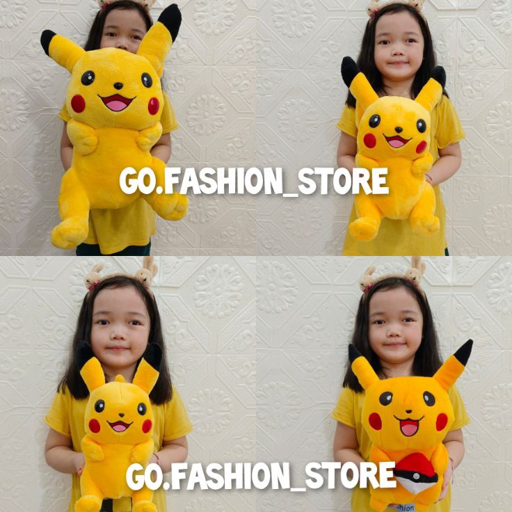 ✫IRH Boneka Pokemon /Boneka Pikachu Jumbo dan Besar ✽ Terkini