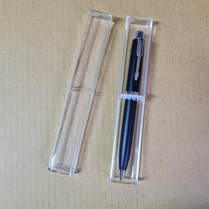 

Terbaru Pulpen Metal Model Parker M.Black + Nama + Box Mika Transparan